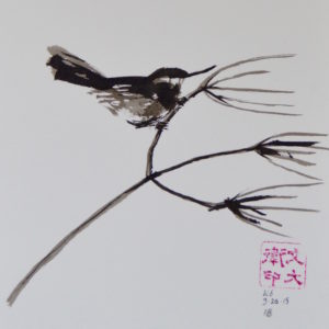18. Hummingbird: 7"x7"