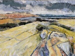 Granite Summit. 30”x48” oil on linen. 